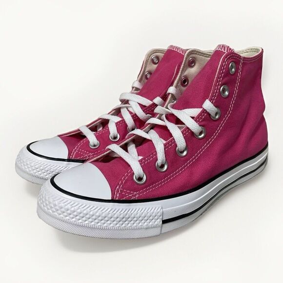 Converse Unisex Chuck Taylor All Star Hi Pink Fuchsia Sneakers Shoe Women 7.5 - Picture 5 of 8